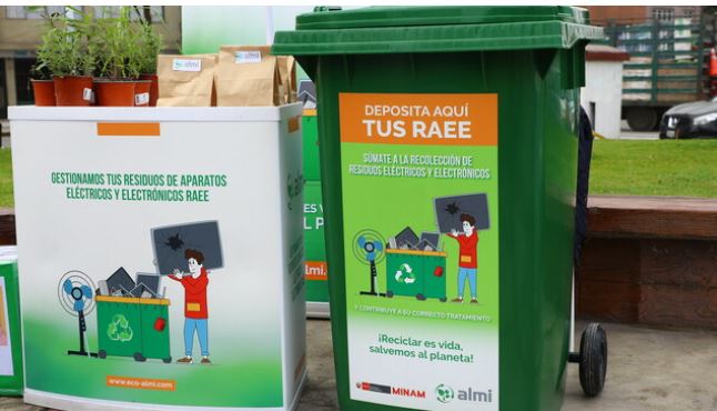 Campaña de reciclaje  del Minam   