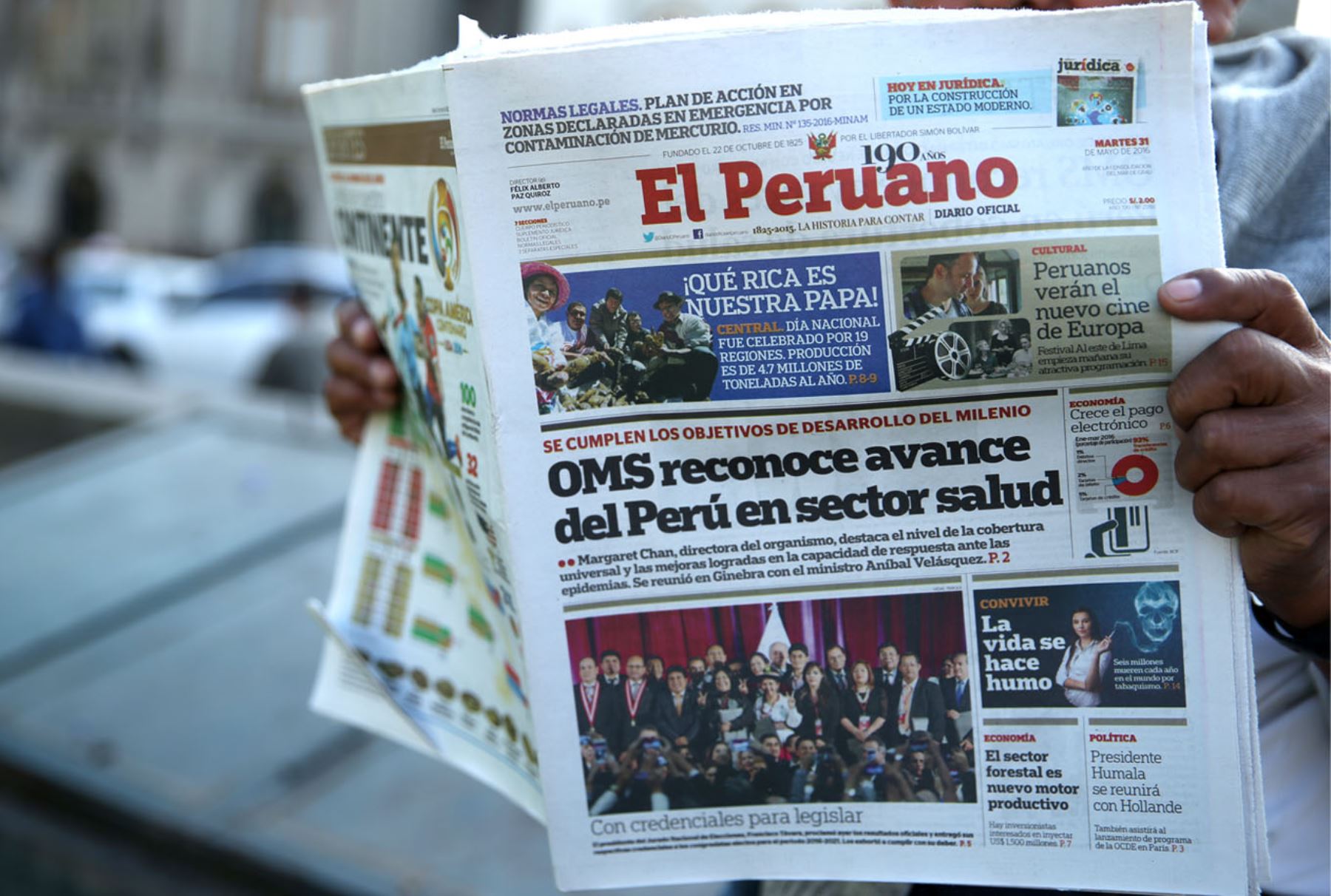 Diario Oficial El Peruano Celebra Su 197° Aniversario Al Servicio Del País Tvperú 