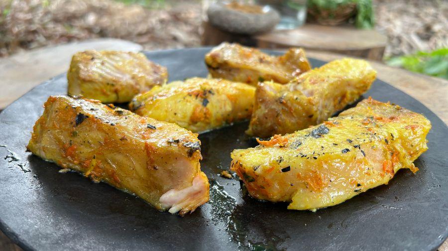 Platos con pescados amazónicos