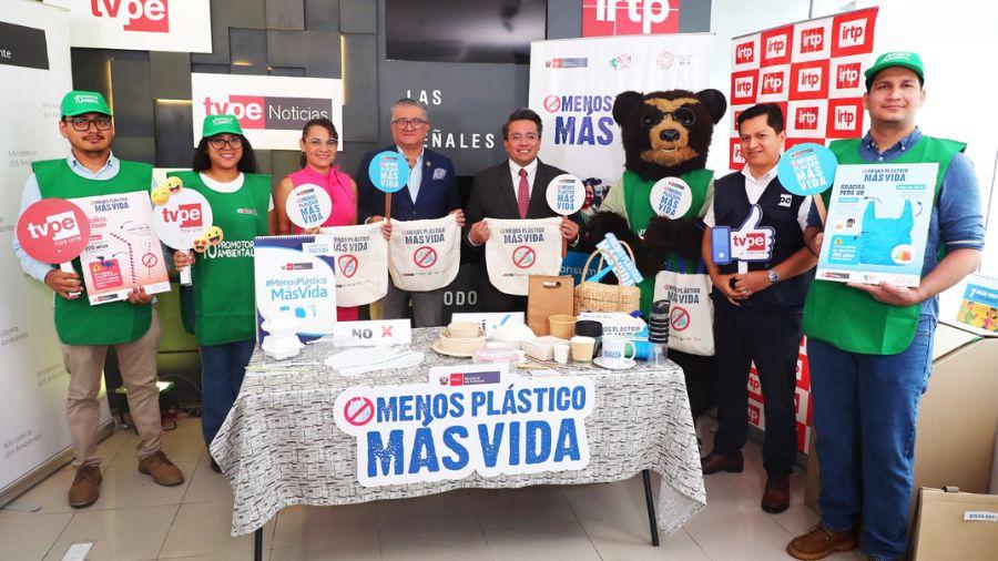 IRTP se suma a la campaña “Menos plástico, más vida” del Minam
