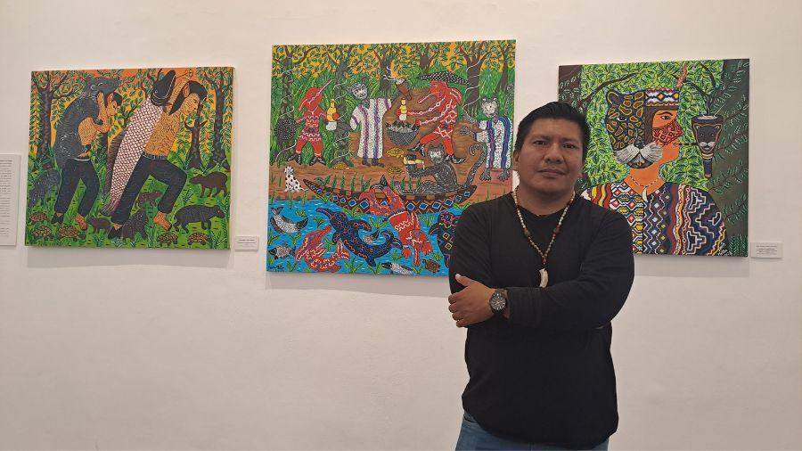Harry Pinedo, artista invitado de la exposición "Animales de nuestro bosque"