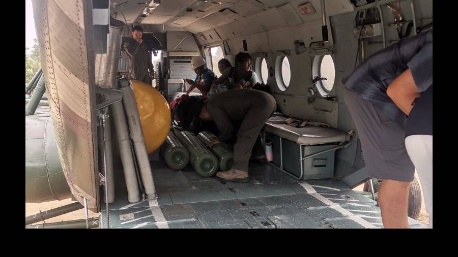 Éxito en evacuación de bebé de siete meses por helicóptero militar en Madre de Dios