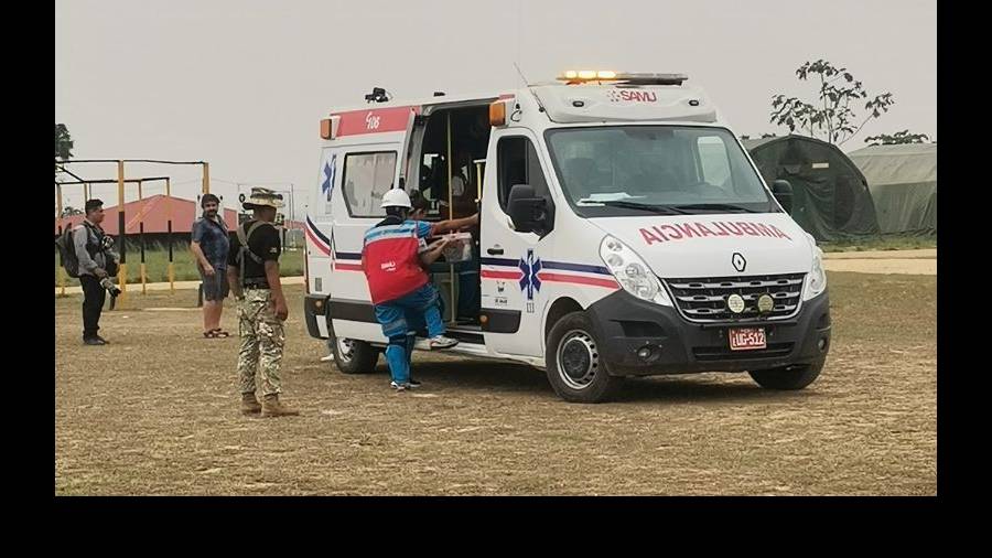 Éxito en evacuación de bebé de siete meses por helicóptero militar en Madre de Dios
