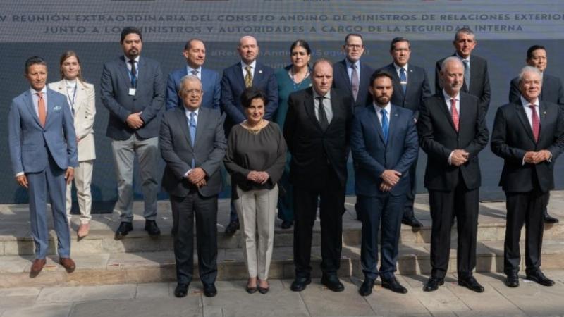 Bolivia, Colombia, Ecuador y Perú "red andina de seguridad" fronteriza