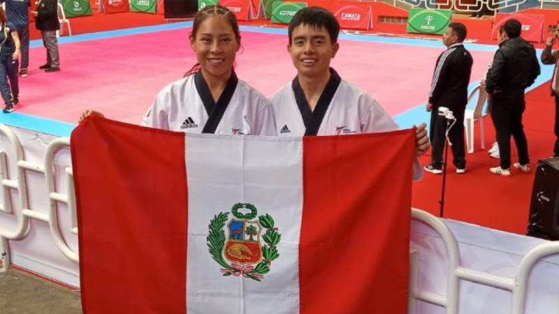 Fabiana Varillas y Mateo Argomedo ganan medalla de oro en Juegos Bolivarianos de la Juventud