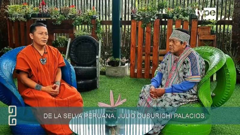Julio Cusurichi Palacios, miembro del Consejo Directivo de la Asociación Interétnica de Desarrollo de la Selva Peruana