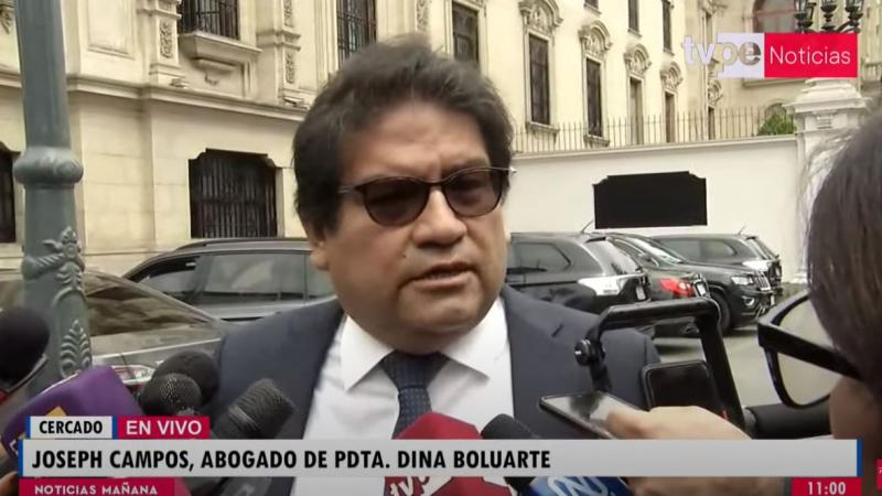 Dina Boluarte Joseph Campos citación investigación Ministerio Público