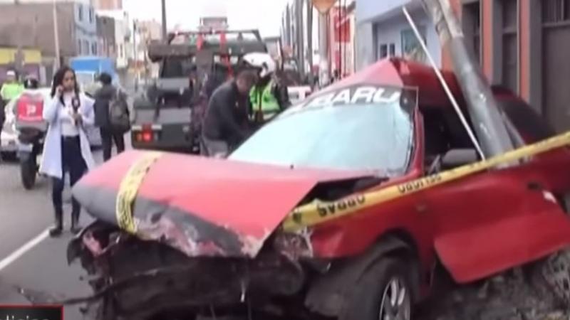 Accidente de transito en Lince 