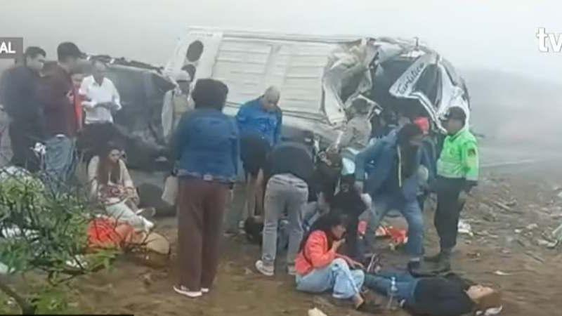 accidente en Pasamayo