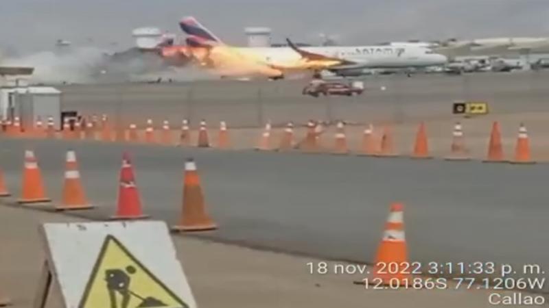 Accidente Aeropuerto Jorge Chávez Corpac Bomberos Congreso Lima Airport Partners Latam