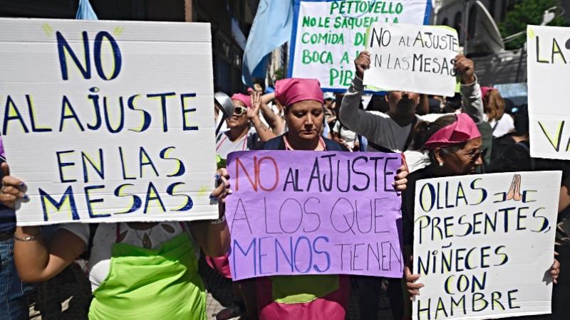 ARGENTINA MILEI protestas izquierda
