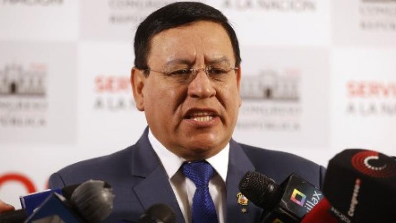 Presidente del Congreso, Alejandro Soto: 
