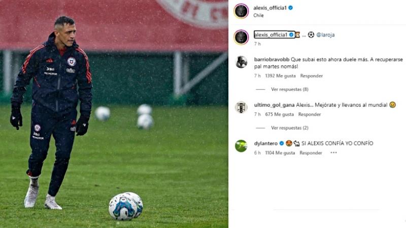 Uruguay vs Chile: Alexis Sánchez publica fotos por no jugar en “La Roja”