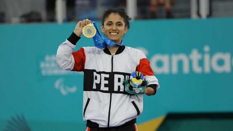 Juegos Parapanamericanos  Angélica Espinoza medalla de oro  parataekwondo