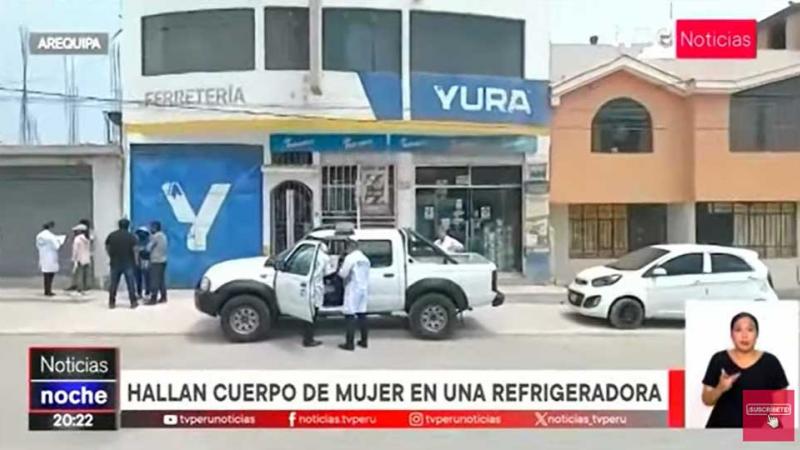 Arequipa cuerpo sin vida mujer refrigerador