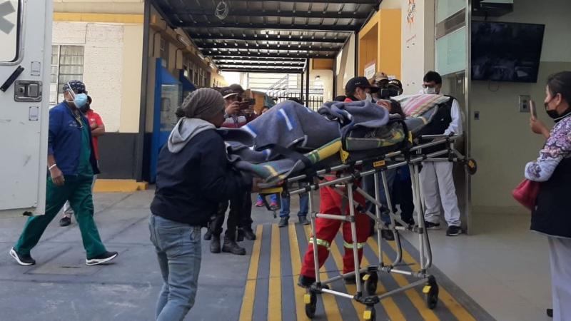 Arequipa: dan de alta a cinco heridos del accidente de miniván que trasladaba a escolares