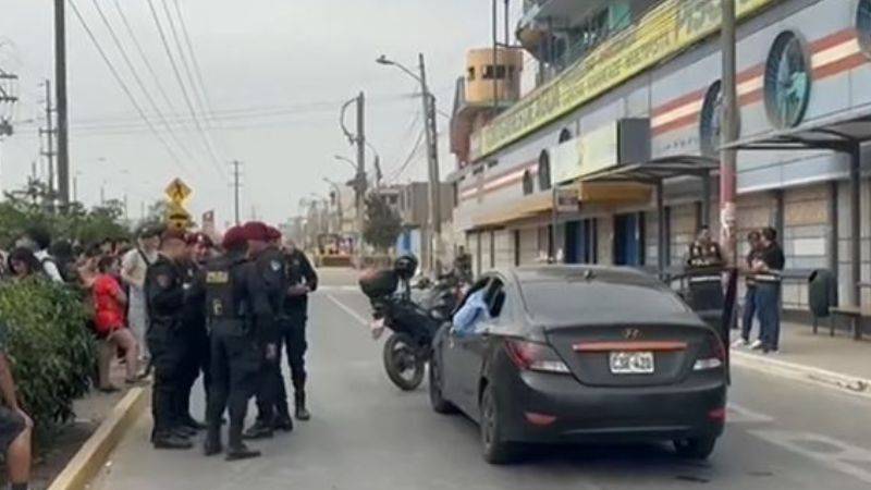 Asesinan a balazos a colectivero dentro de su auto