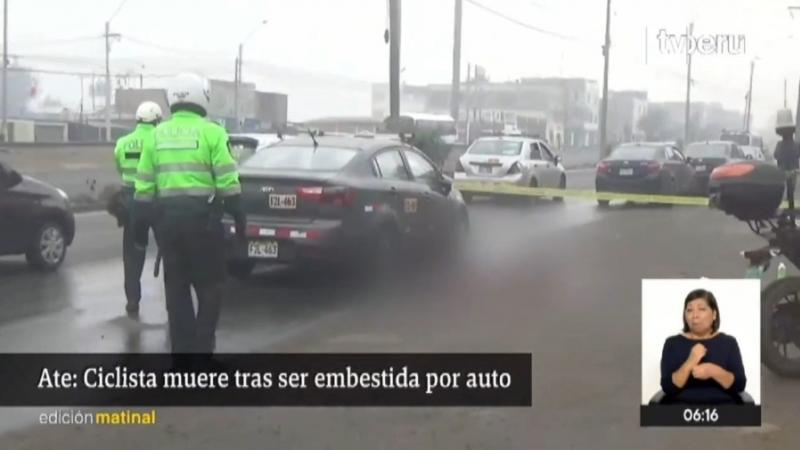 Ate Carretera Central Accidente de tránsito