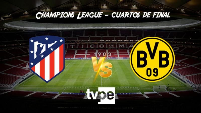 Atlético de Madrid vs. Borussia Dortmund por los cuartos de final de la Champions League