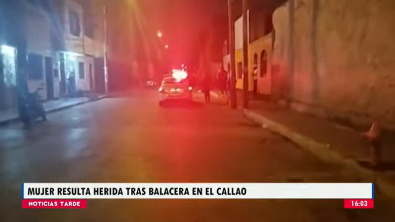 Callao: mujer resultó herida tras recibir una bala perdida mientras cenaba 
