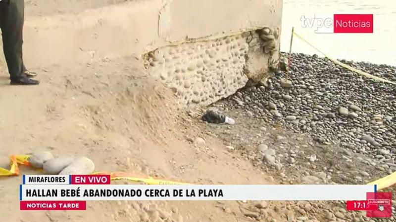 Miraflores cadáver de bebé  playa Makaha