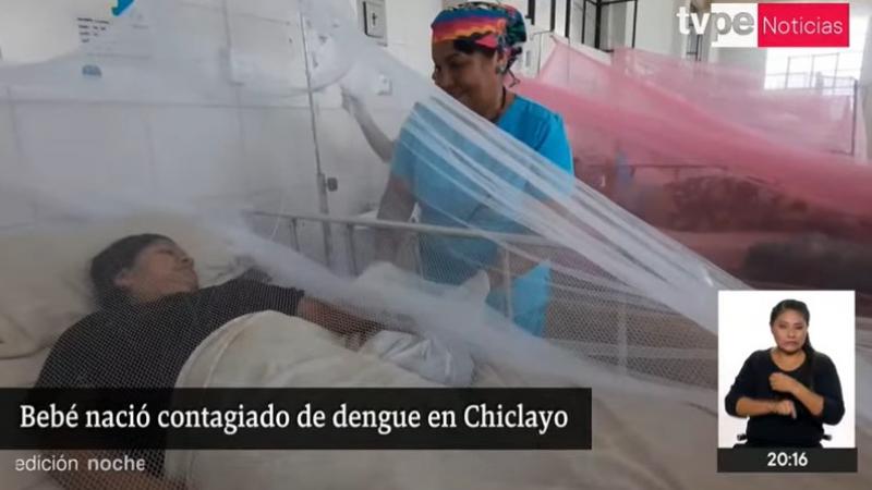 Lambayeque: bebé nació contagiado de dengue en Chiclayo