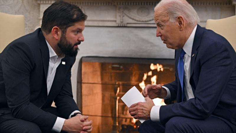 Joe Biden y Gabriel Boric difirieron en algunos temas y coincidieron en otros