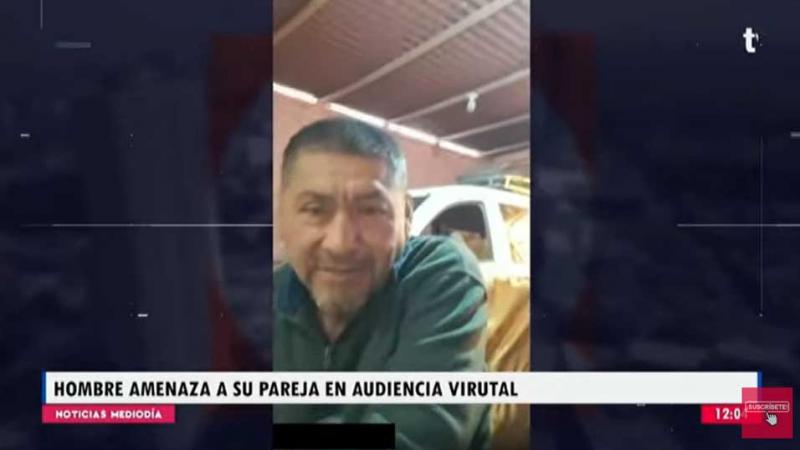 Callao hombre amenaza audiencia virtual