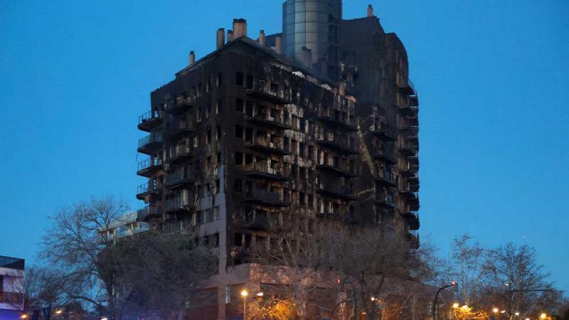 Cancillería damnificados incendio en Valencia