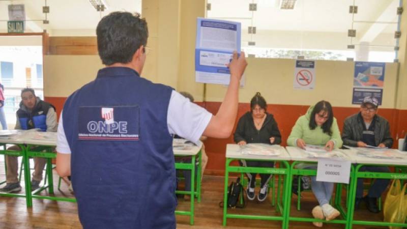 capacitación de miembros de mesa