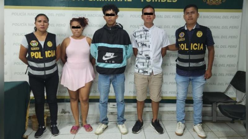 Detienen a banda dedicada a la explotación en Tumbes