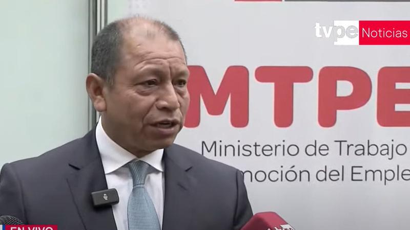 Ministro de Trabajo Daniel Maurate
