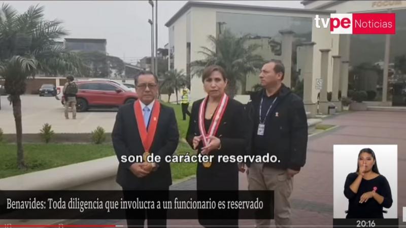 Sada Goray Fiscal de la Nación Patricia Benavides colaboración eficaz