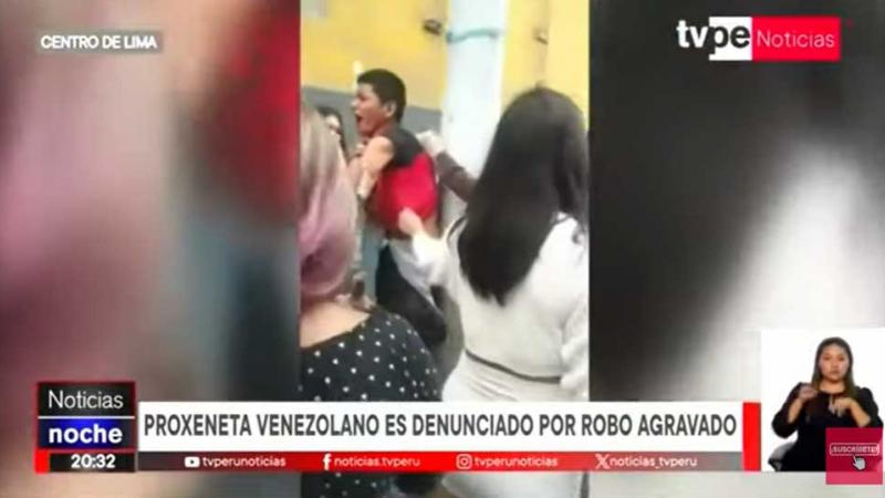 Cercado de Lima  trabajadoras sexuales  presunto extorsionador