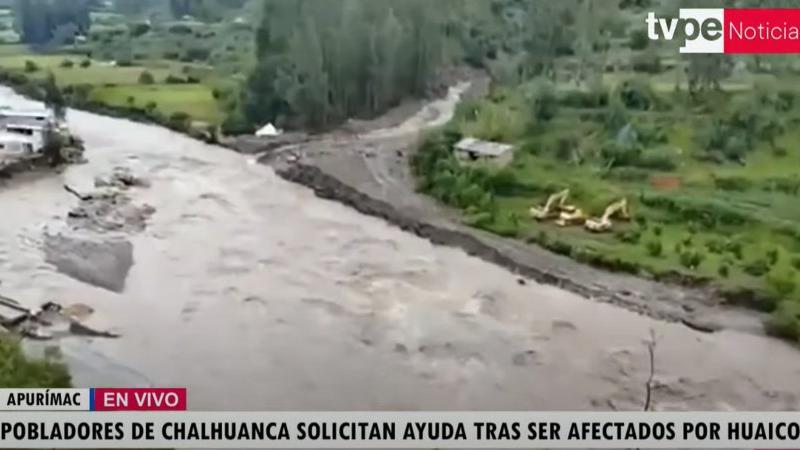 Huayco en Chalhuanca