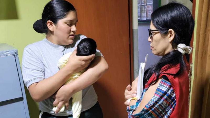 Chorrillos bebé abandonada