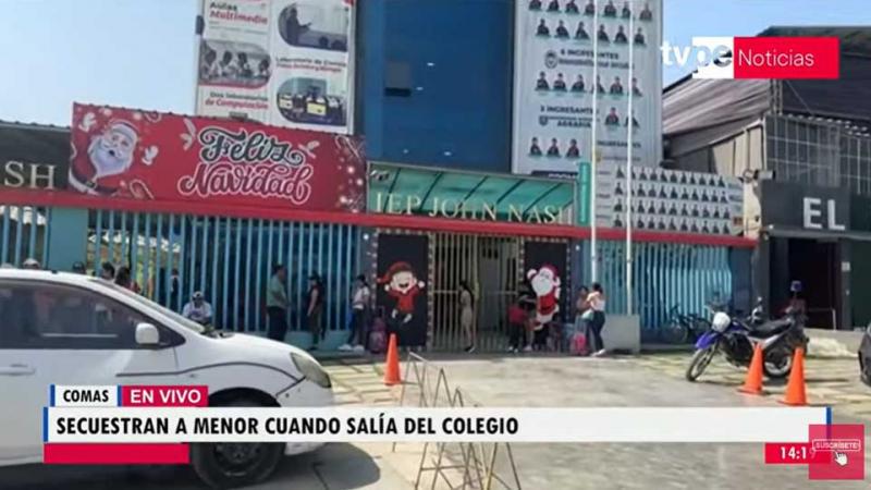 Comas: secuestro movilidad escolar