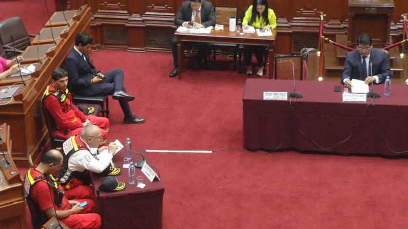 Corpac Accidente Aeropuerto Jorge Chávez Bomberos Congreso Comisión de Fiscalización