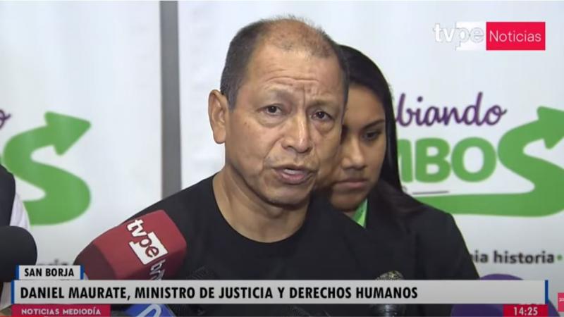 Víctor Polay Campos Daniel Maurate ministro de Justicia CIDH