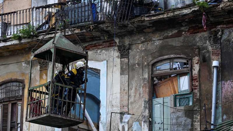 Cuba derrumbe  edificio La Habana  muertos heridos