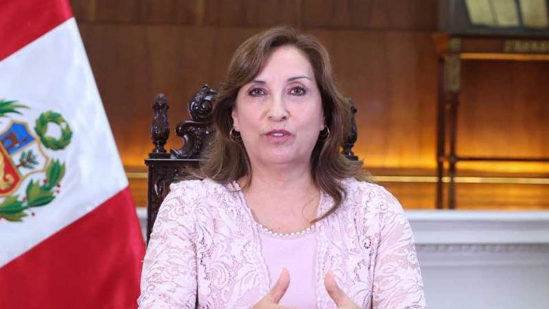 Presidenta Dina Boluarte  Villa María del Triunfo
