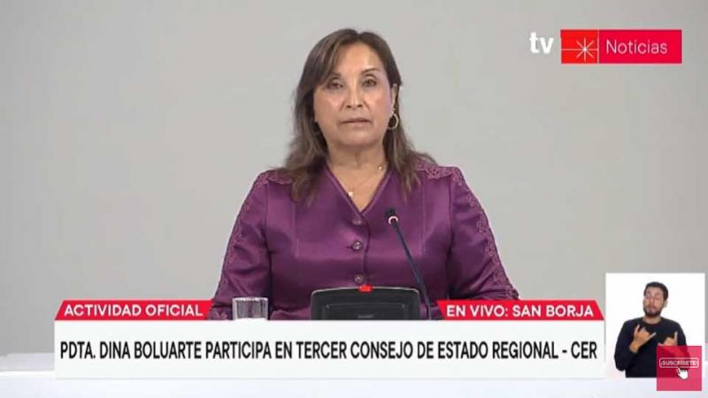Presidenta Dina Boluarte  niña secuestrada en Comas