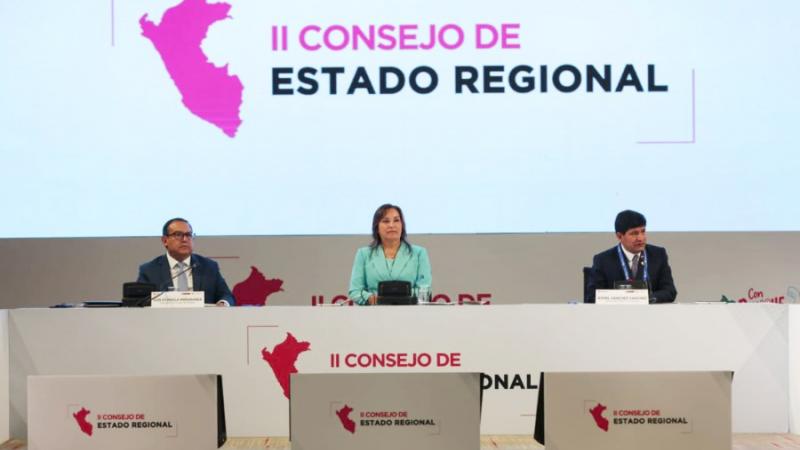 Dina Boluarte Consejo de Estado Regional PCM