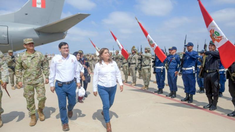 Dina Boluarte Lambayeque Hania Pérez de Cuéllar