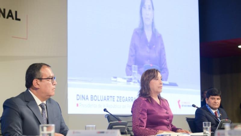 Dina Boluarte Pachacámac búnker de Pachacámac Barrio Chino