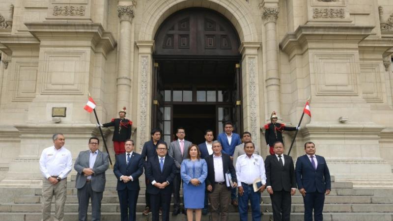 Dina Boluarte Presidencia San Juan de Lurigancho San Martín de Porres Sullana Palacio de Gobierno