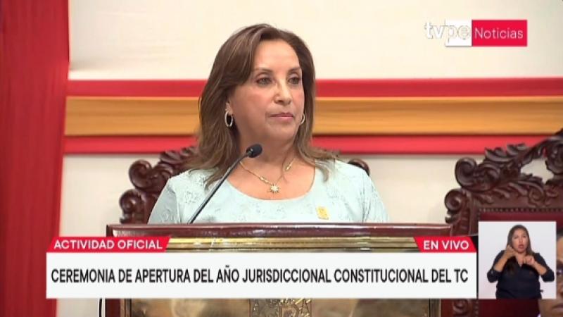 Dina Boluarte TC Tribunal Constitucional