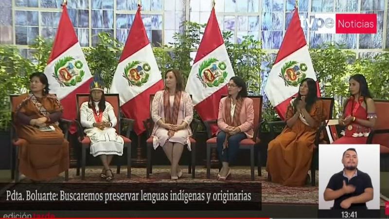 Dina Boluarte Día Internacional de la Mujer Indígena lideresas indígenas