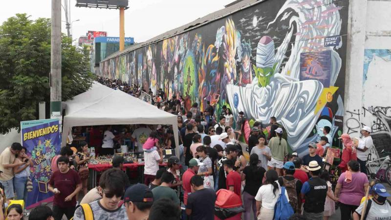 Dragon Ball: inauguran mural de más de 100 metros en homenaje a Akira Toriyama.