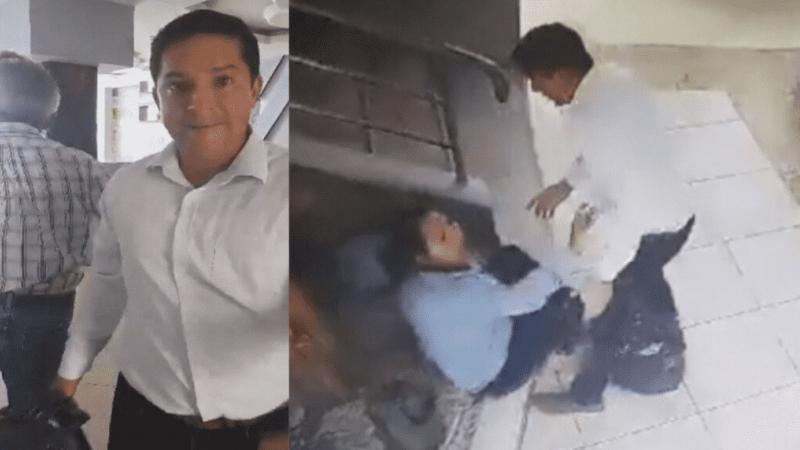 Ecuador concejal amenazas de muerte intimidación violencia contra la mujer mujer agresión video viral cámaras de vigilancia